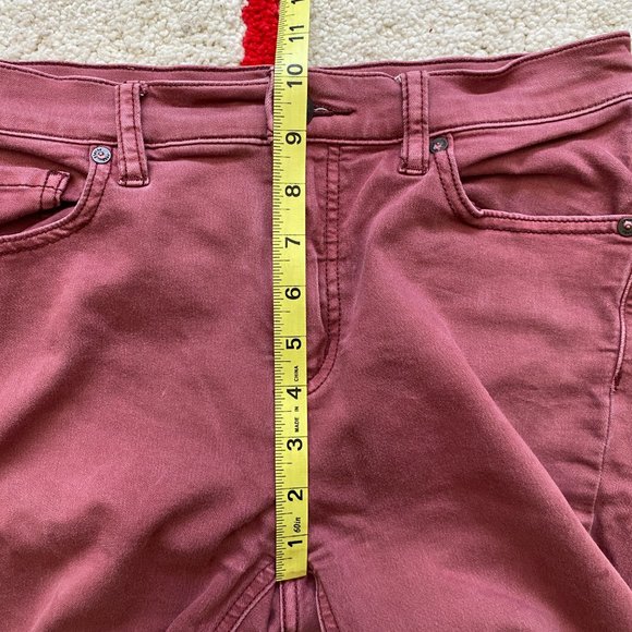 Free People Millennium Skinny Maroon Denim Jeans - Picture 6 of 7